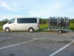 Taxi Piran - Trailers and bicycle holder - trailer for 20 bicycles, a carrier for 4 bikes